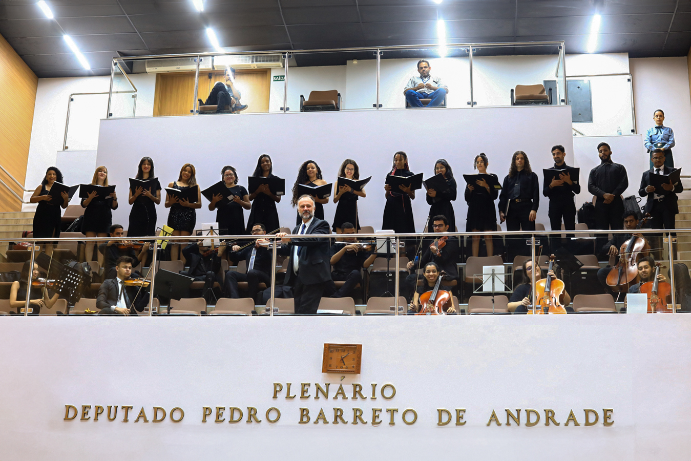 Evento contou com apresentação de parte do Coro e da Orquestra da UFS