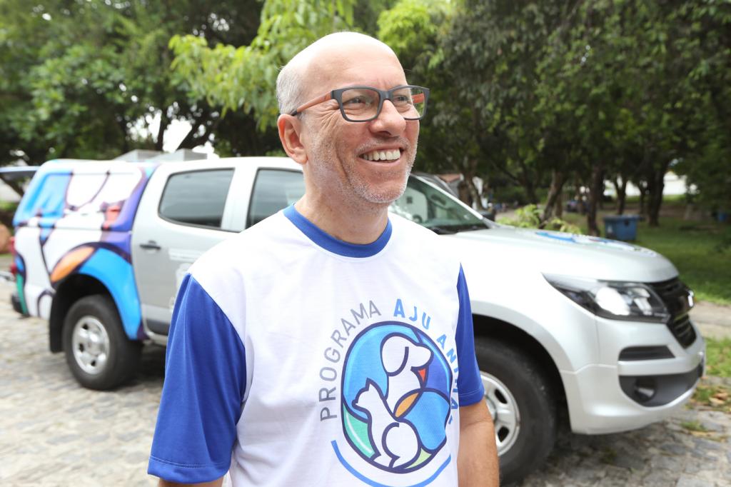 Edízio Azevedo é chefe do Departamento de Medicina Veterinária da UFS. (Foto: Marcelle Cristinne/Prefeitura de Aracaju)