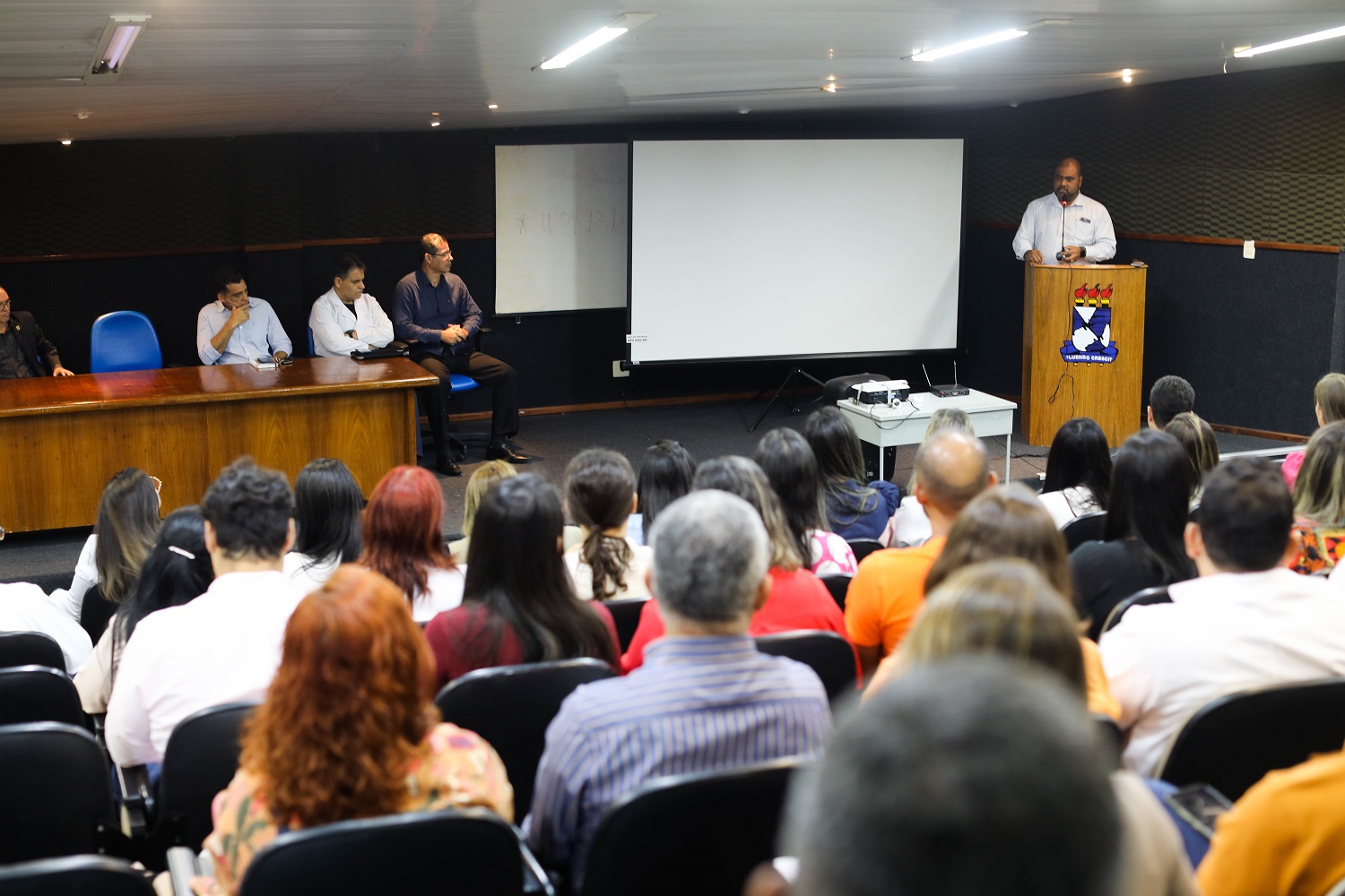 Solenidade aconteceu no Hospital Universitário. (foto: Evaldo Filho/Ascom UFS)