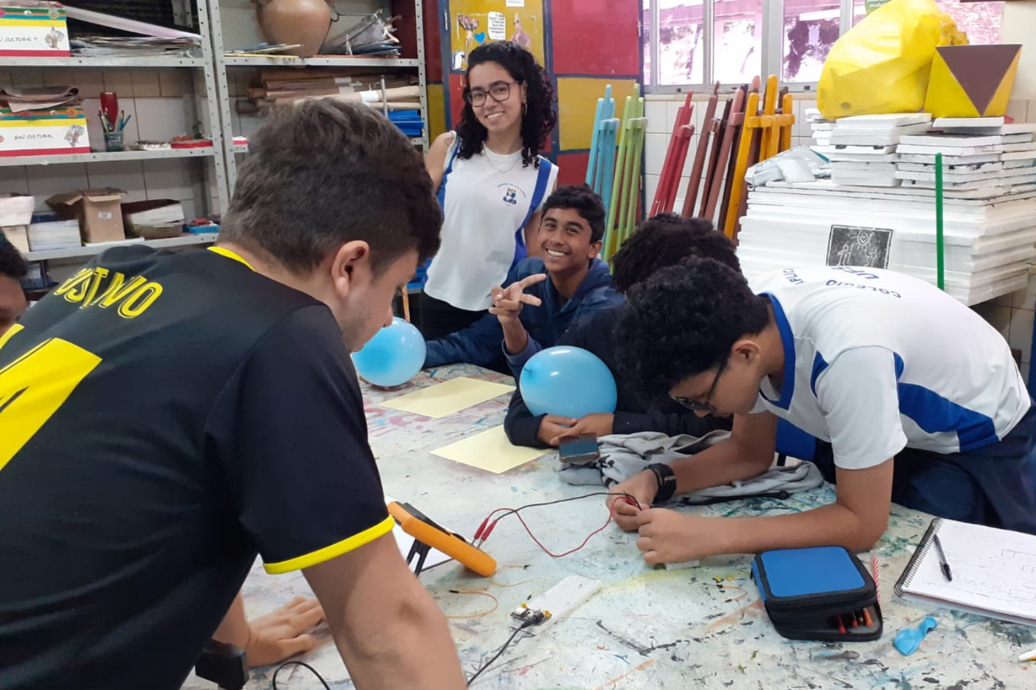 Projeto é desenvolvido no Colégio de Aplicação da UFS. (foto: Arquivo pessoal)