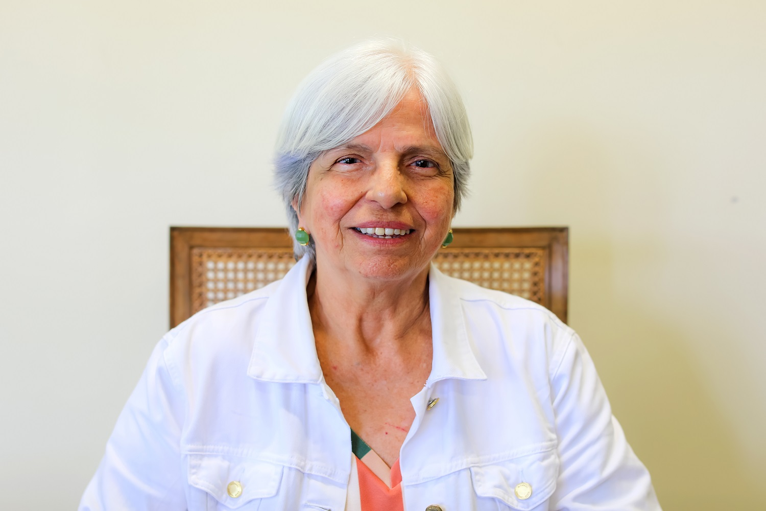 Professora Maria da Conceição Vasconcelos Gonçalves, atual presidente do CD