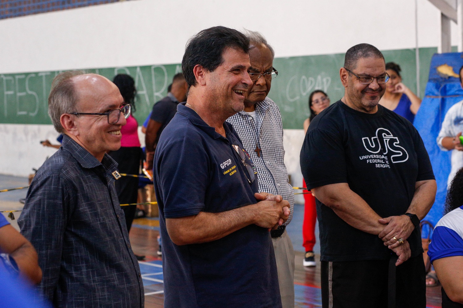 Atletas fazem parte de projeto de extensão do Departamento de Educação Física da UFS. (Foto: Matheus Martins/Ascom UFS)