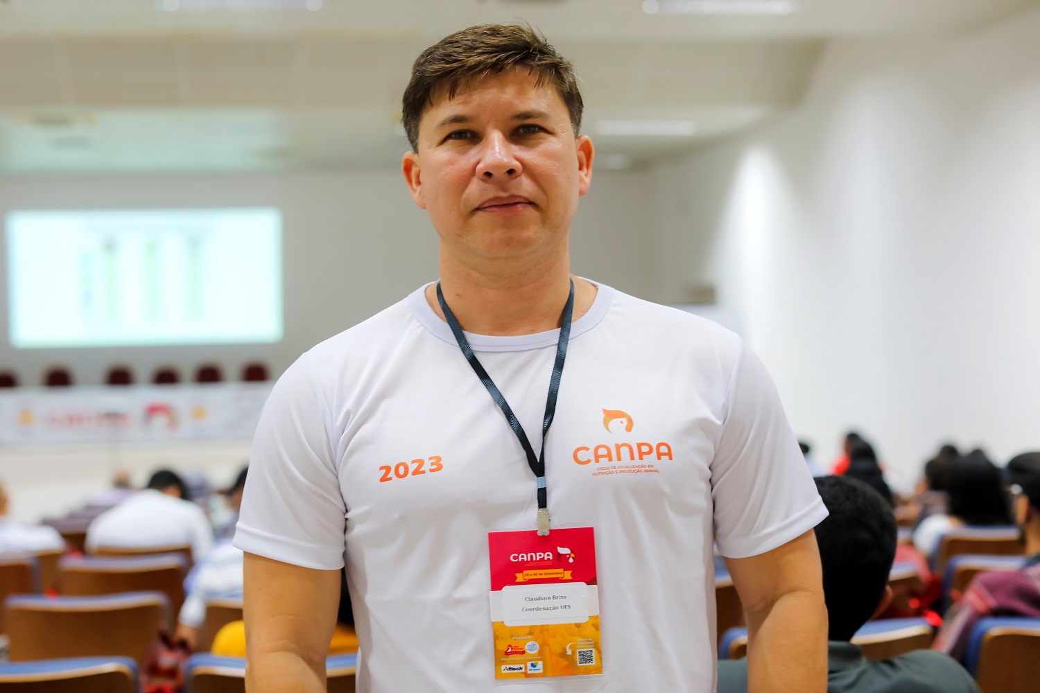Professor Claudson Oliveira Brito, um dos organizadores do evento