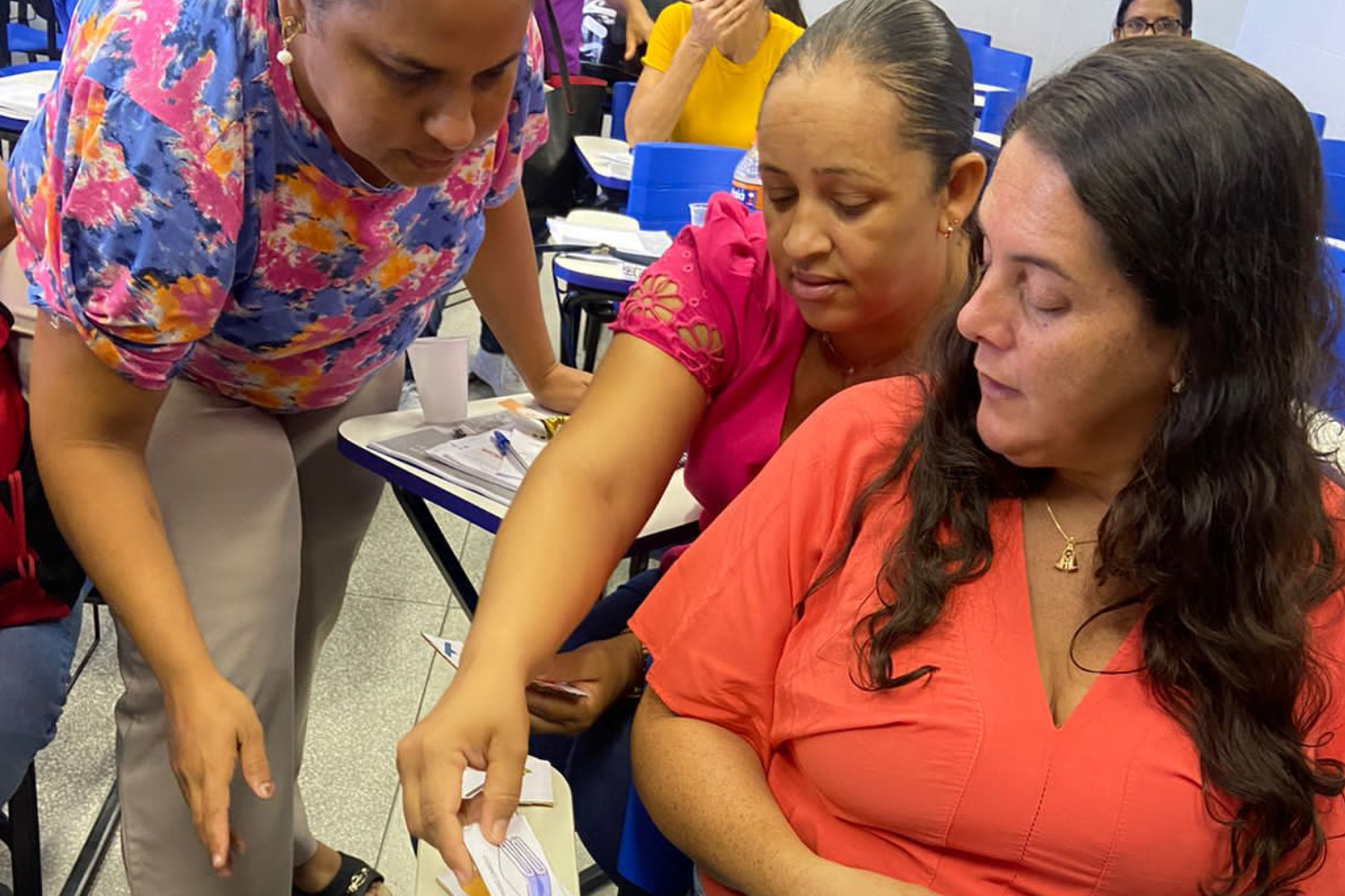A metodologia também contou com jogos educativos. (Foto: Arquivo pessoal)