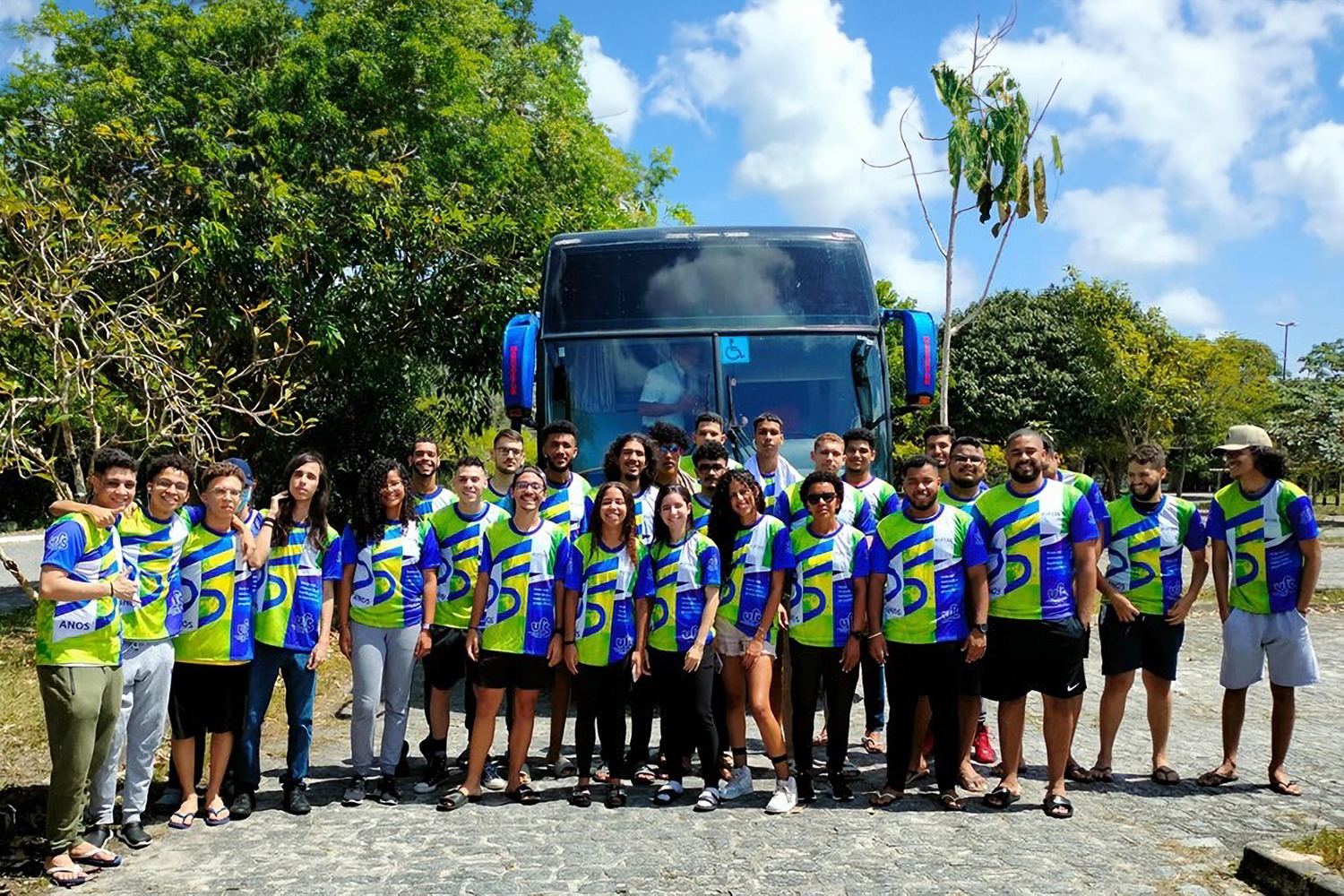 Embarque da delegação da UFS para a 2ª semana de competição. (foto: Arquivo pessoal)