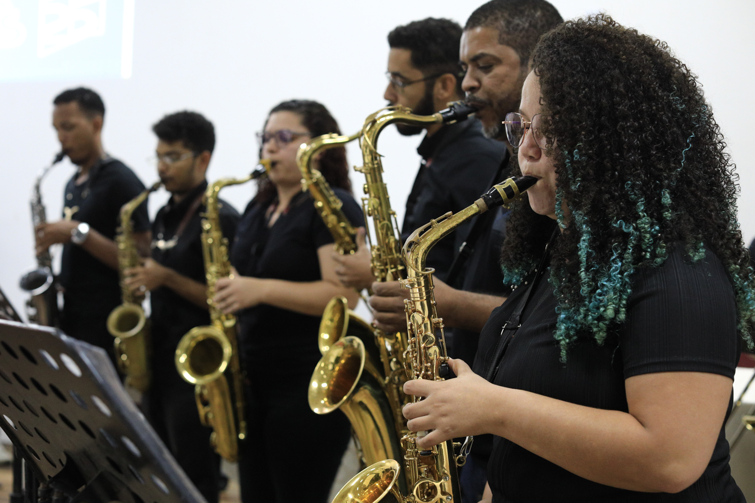Grupo Jazz Band Pongatyba, do Departamento de Música (Foto: Adilson Andrade/AscomUFS)