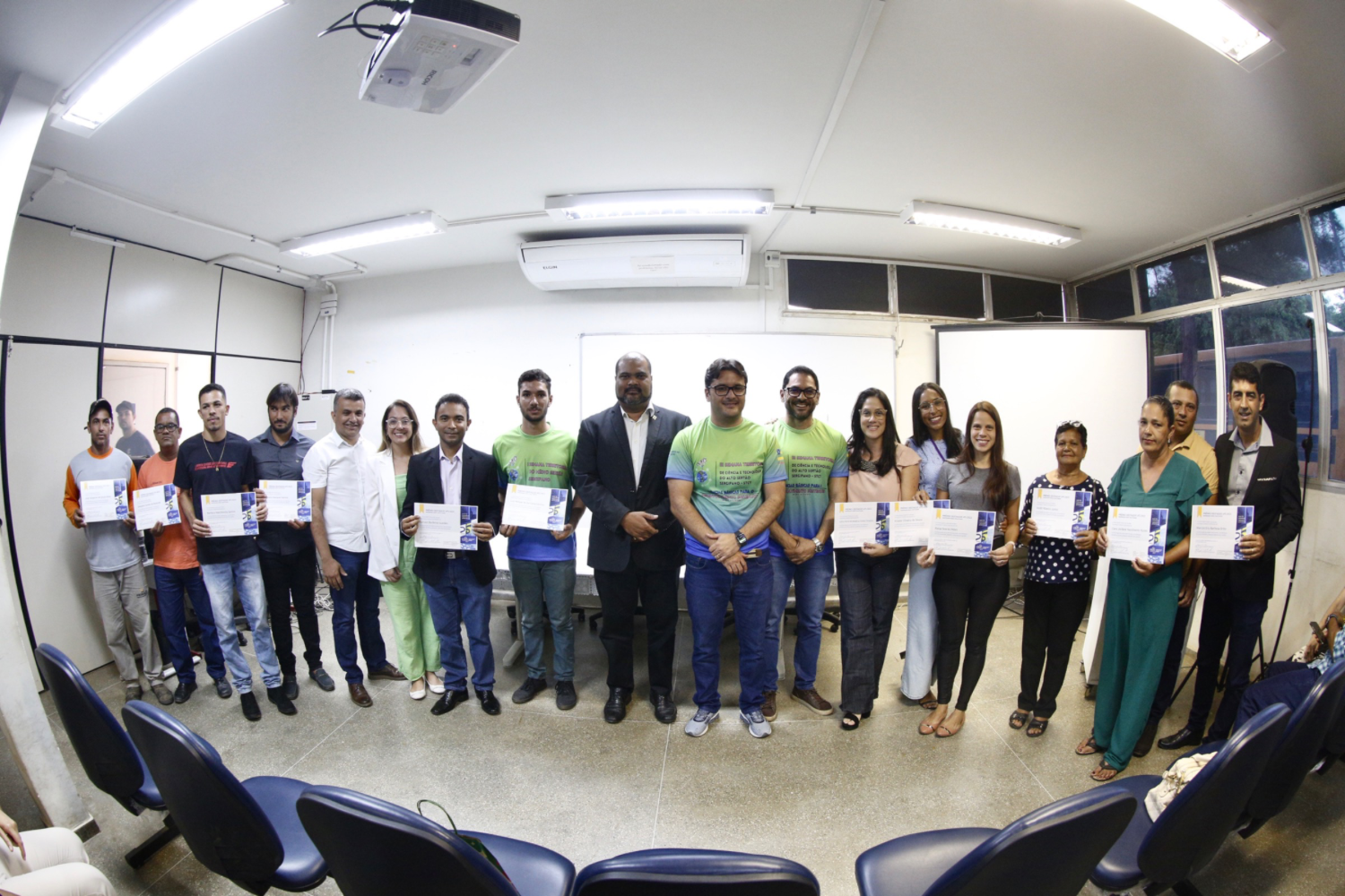 Cerimônia de entrega do Prêmio Destaque UFS no Campus do Sertão. (Foto: Pedro Ramos/Ascom UFS)