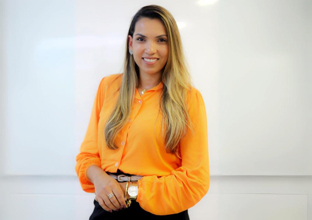 Luciana Araújo coordenou a equipe da Rede de Matrícula Institucional. (Lucas Silva/Ascom UFS)