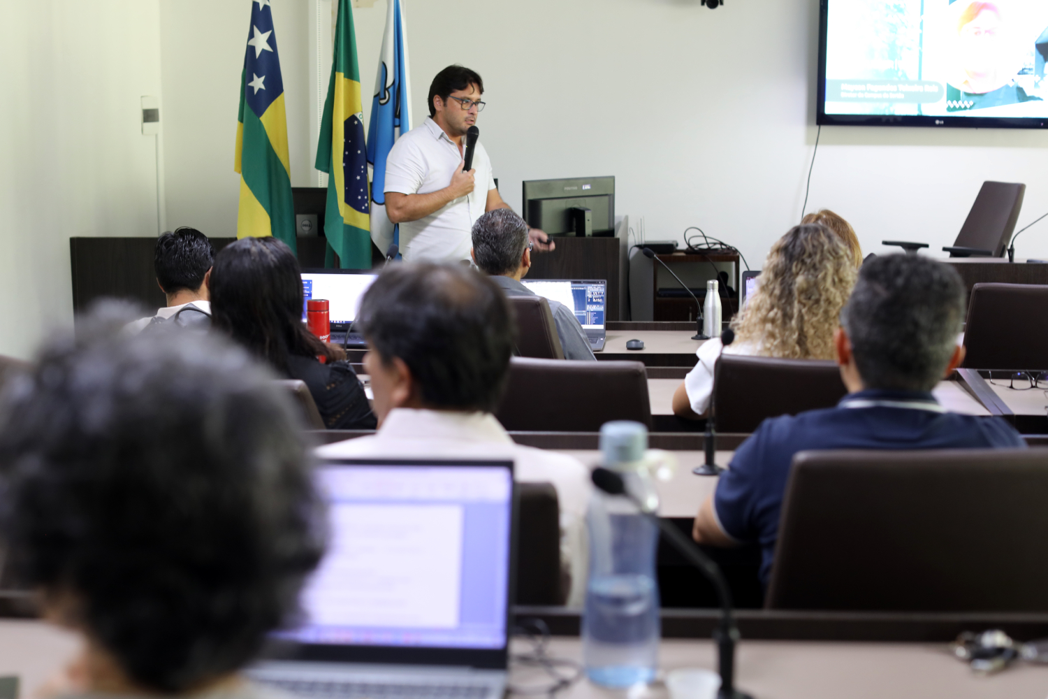 Encontro foi realizado na Sala dos Conselhos Superiores. (foto: Schirlene Reis/Ascom UFS)