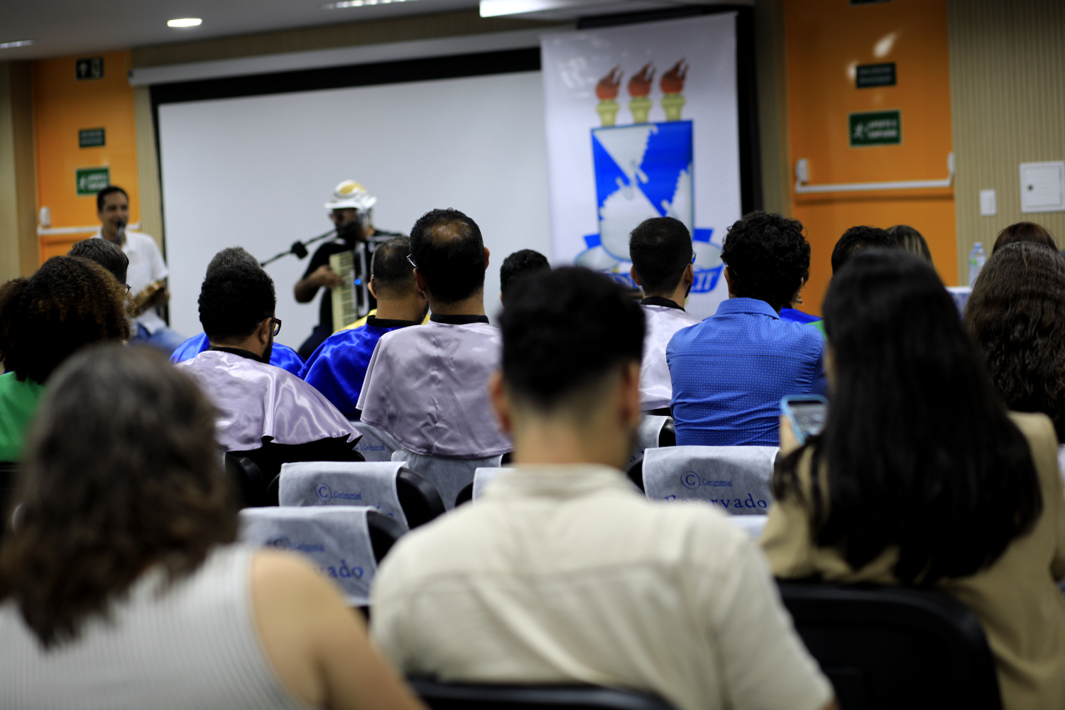 Solenidade aconteceu no auditório do Senac, em Nossa Senhora da Glória. (foto: Schirlene Reis/Ascom UFS)