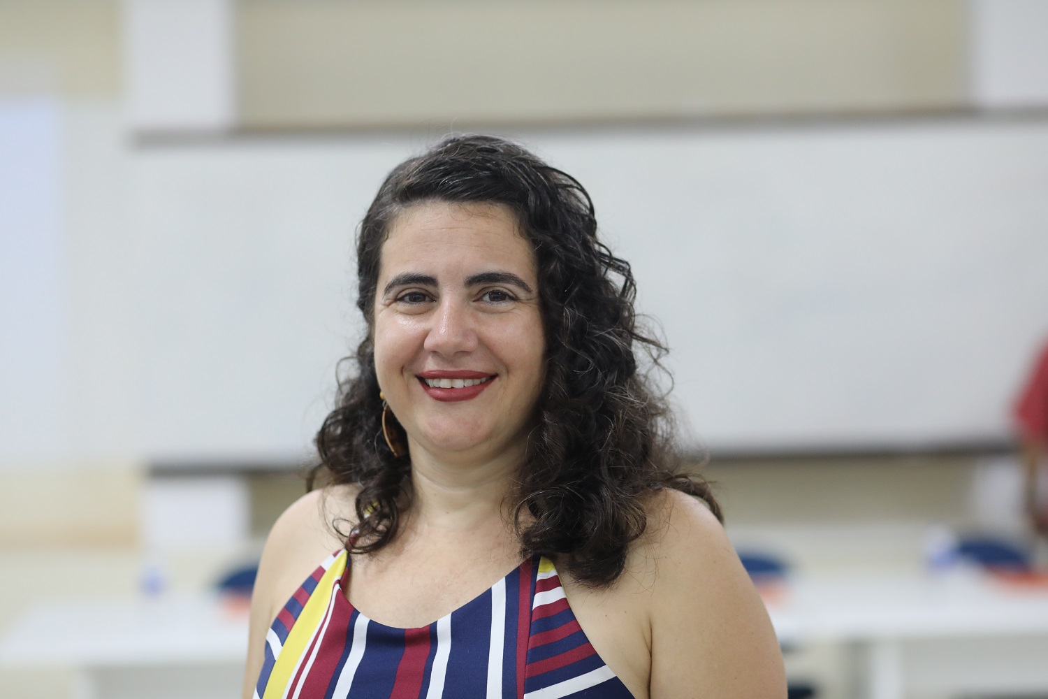 Anete Soares Cavalcanti foi uma das palestrantes. (Foto: Schirlene Reis/Ascom UFS)
