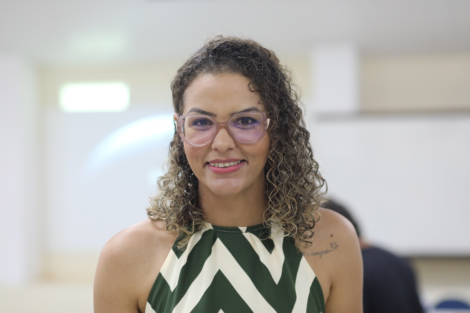 Marta Raquel é estudante do mestrado. (Foto: Schirlene Reis/Ascom UFS)