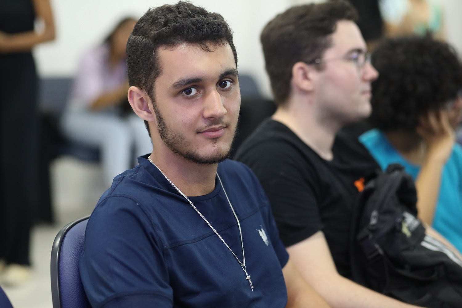 Gabryel Barreto está no 4º período da graduação em Engenharia da Computação. (Foto: Janaína Cavalcante/Ascom UFS)