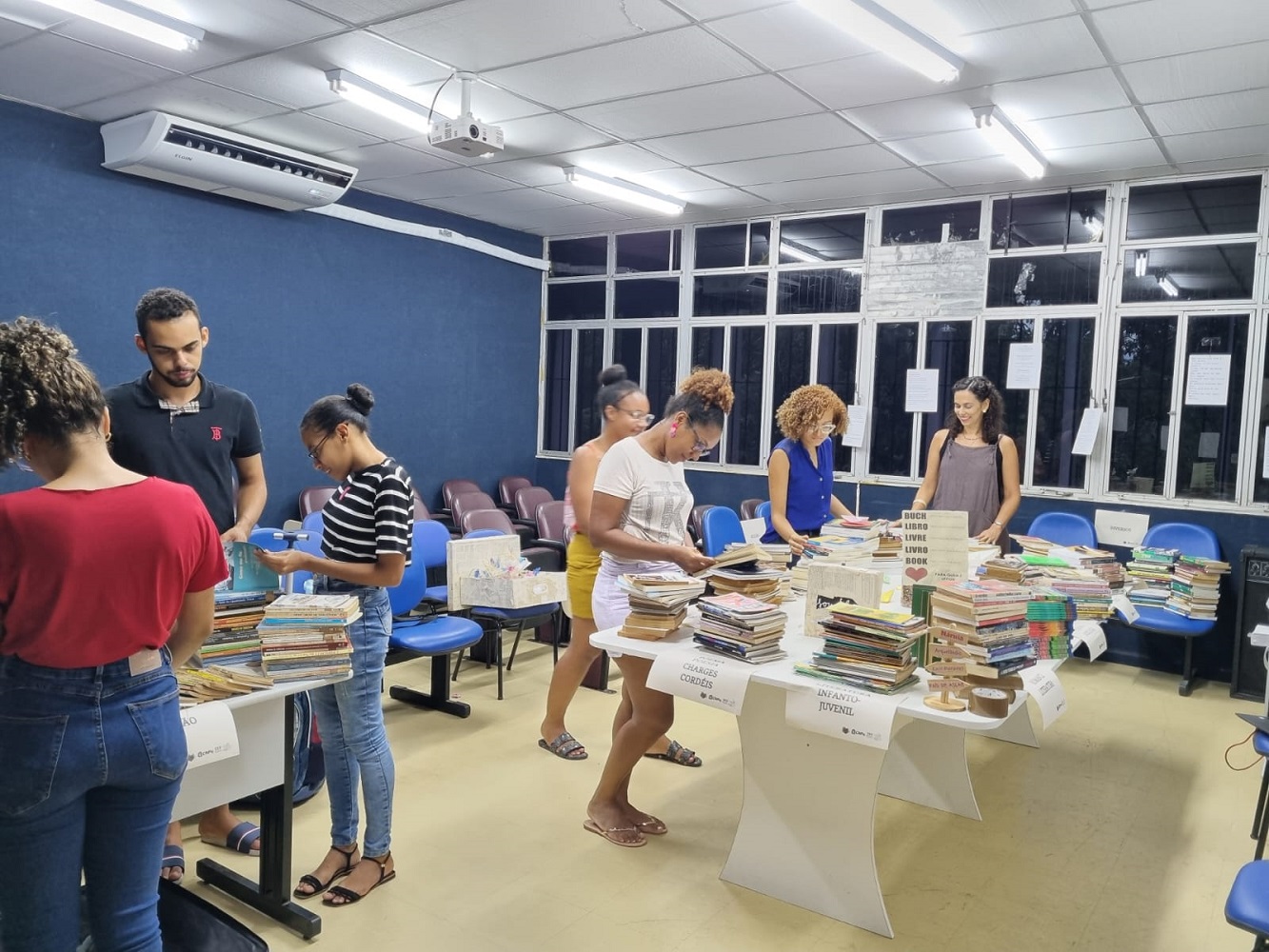 Ação aconteceu no auditório do Departamento de Educação da UFS. (foto: Arquivo pessoal)