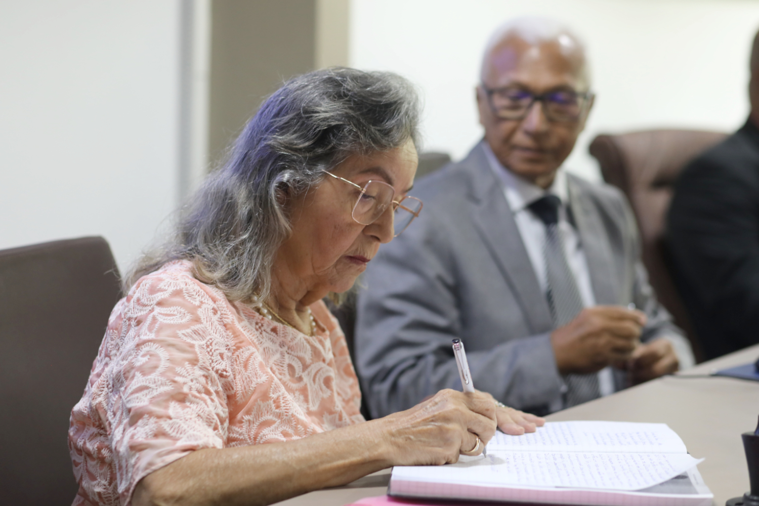 Jane Alves Oliveira tomou posse como vice-presidente do Conselho Diretor da UFS. (foto: Schirlene Reis/Ascom UFS)