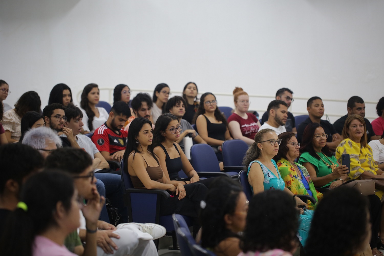 Atividade aconteceu no auditório do Centro de Ciências Exatas e Tecnologia. (foto: Janaína Cavalcante/Ascom UFS)