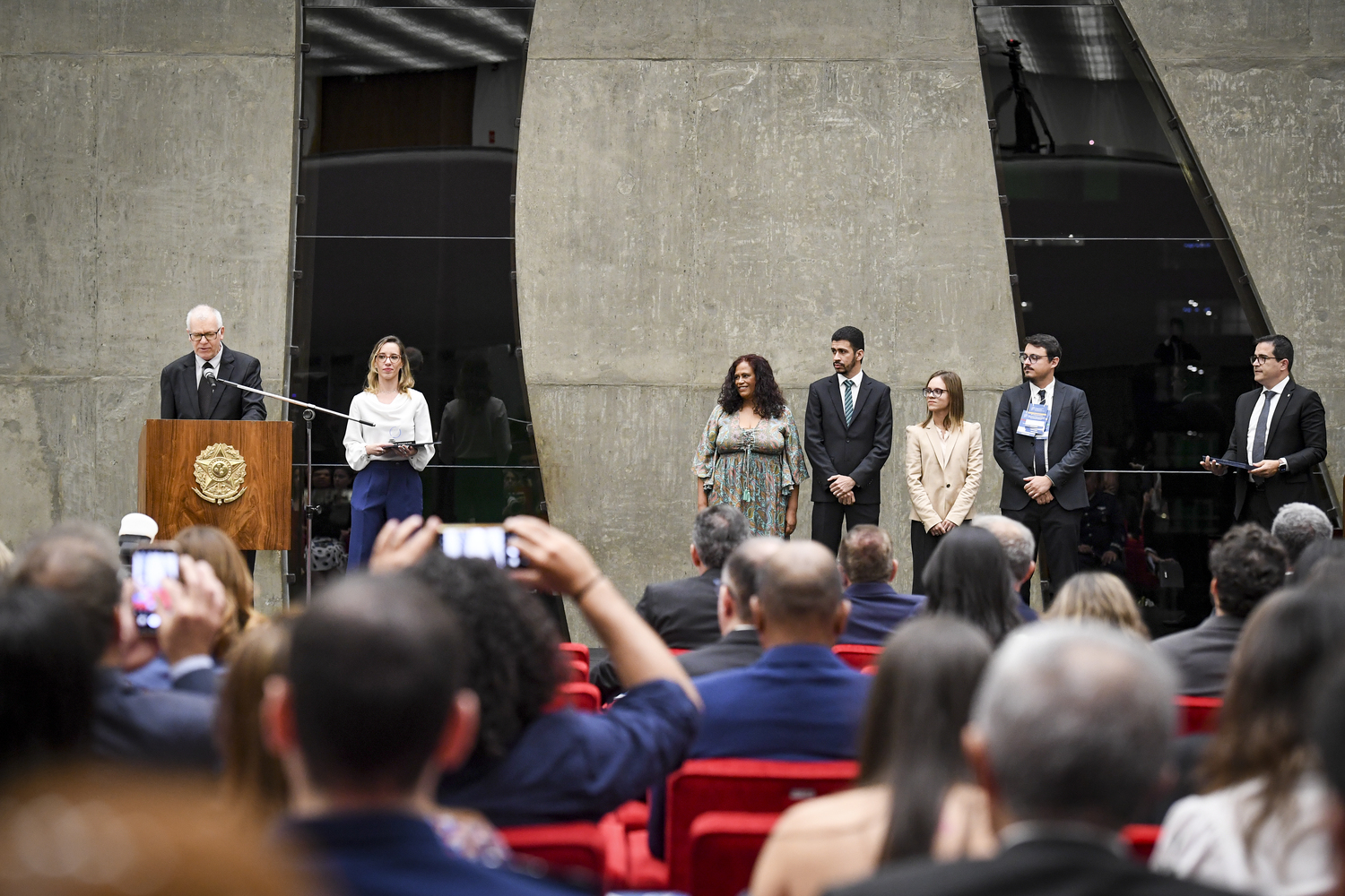 Evento reuniu profissionais de imprensa e ministros dos tribunais superiores 