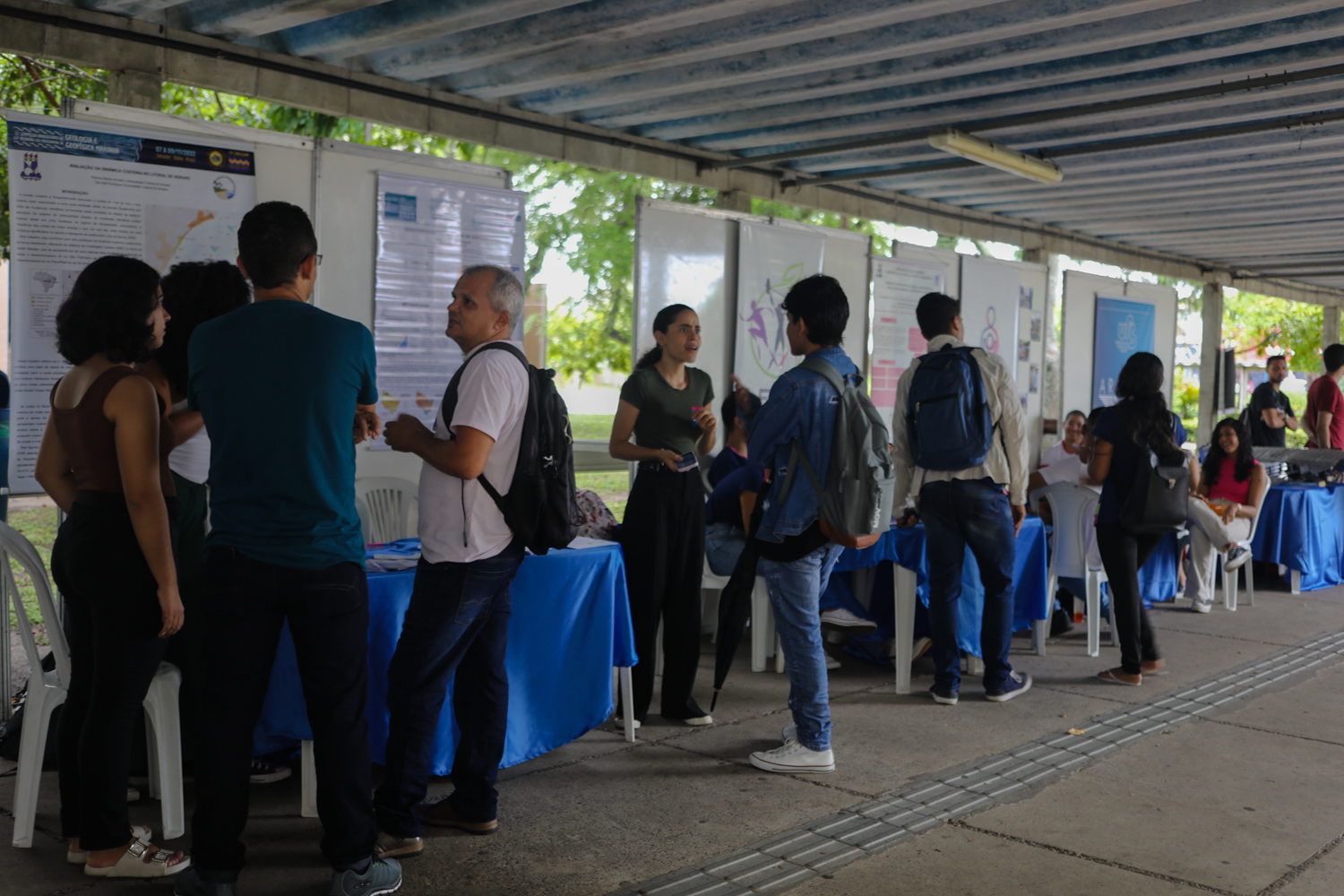 Corredor Científico é composto por atividades recreativas e informativas. (foto: Elisa Lemos/Ascom UFS)