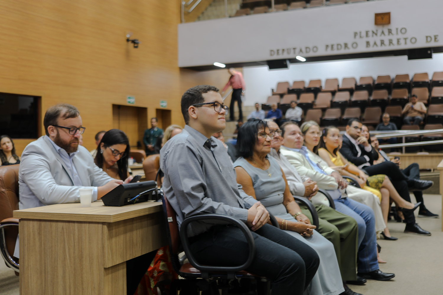 Familiares e colegas de trabalho prestigiaram a solenidade. (foto: Elisa Lemos/Ascom UFS)