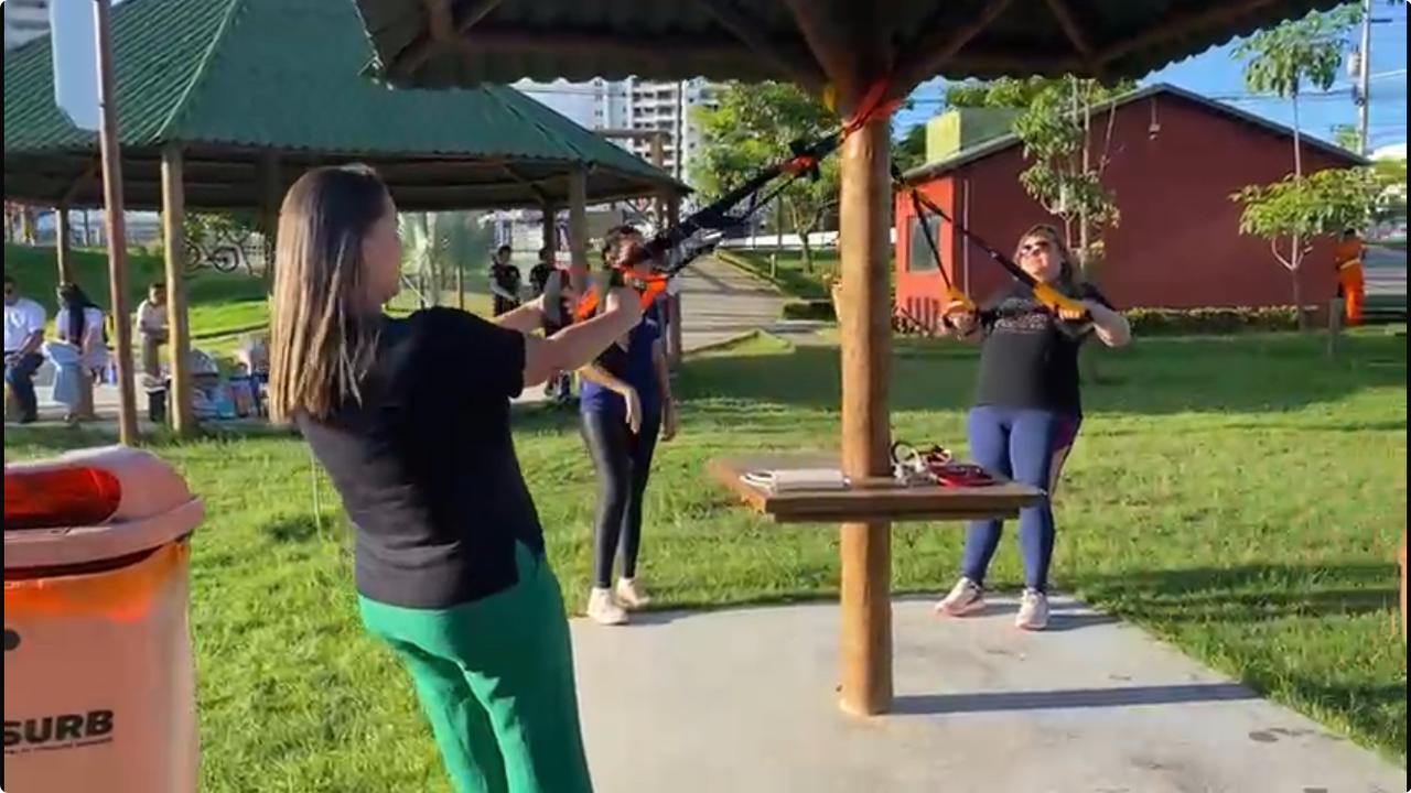 Atividade aconteceu no Parque Ecológico Poxim. (foto: Arquivo pessoal)