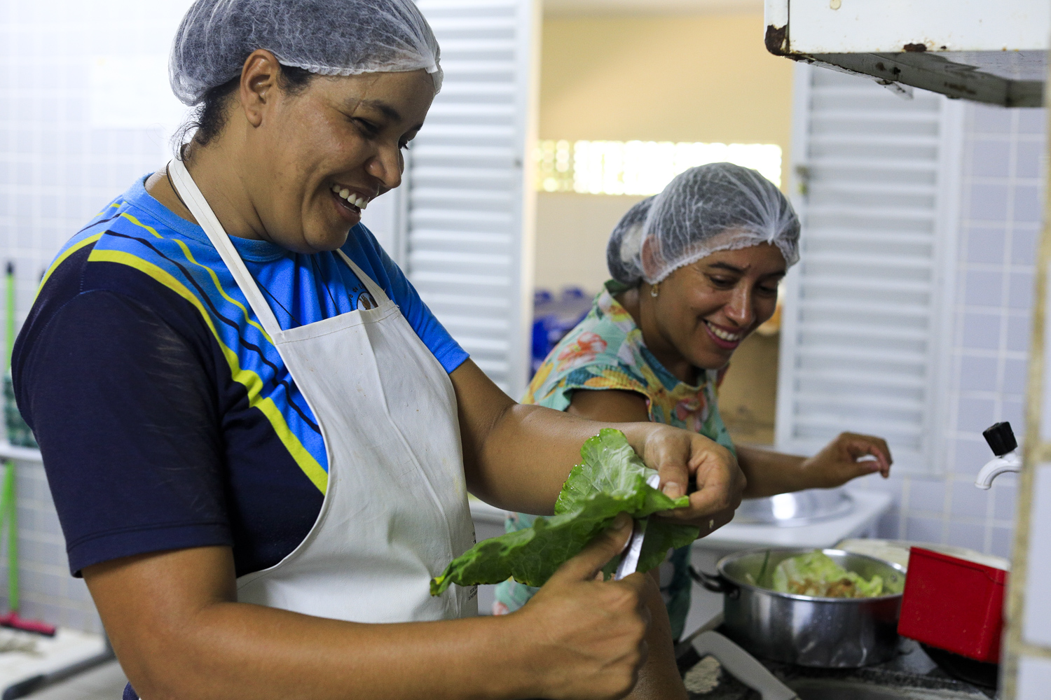 Foi oferecido um almoço para a comunidade. (Foto: Adilson Andrade/Ascom UFS)