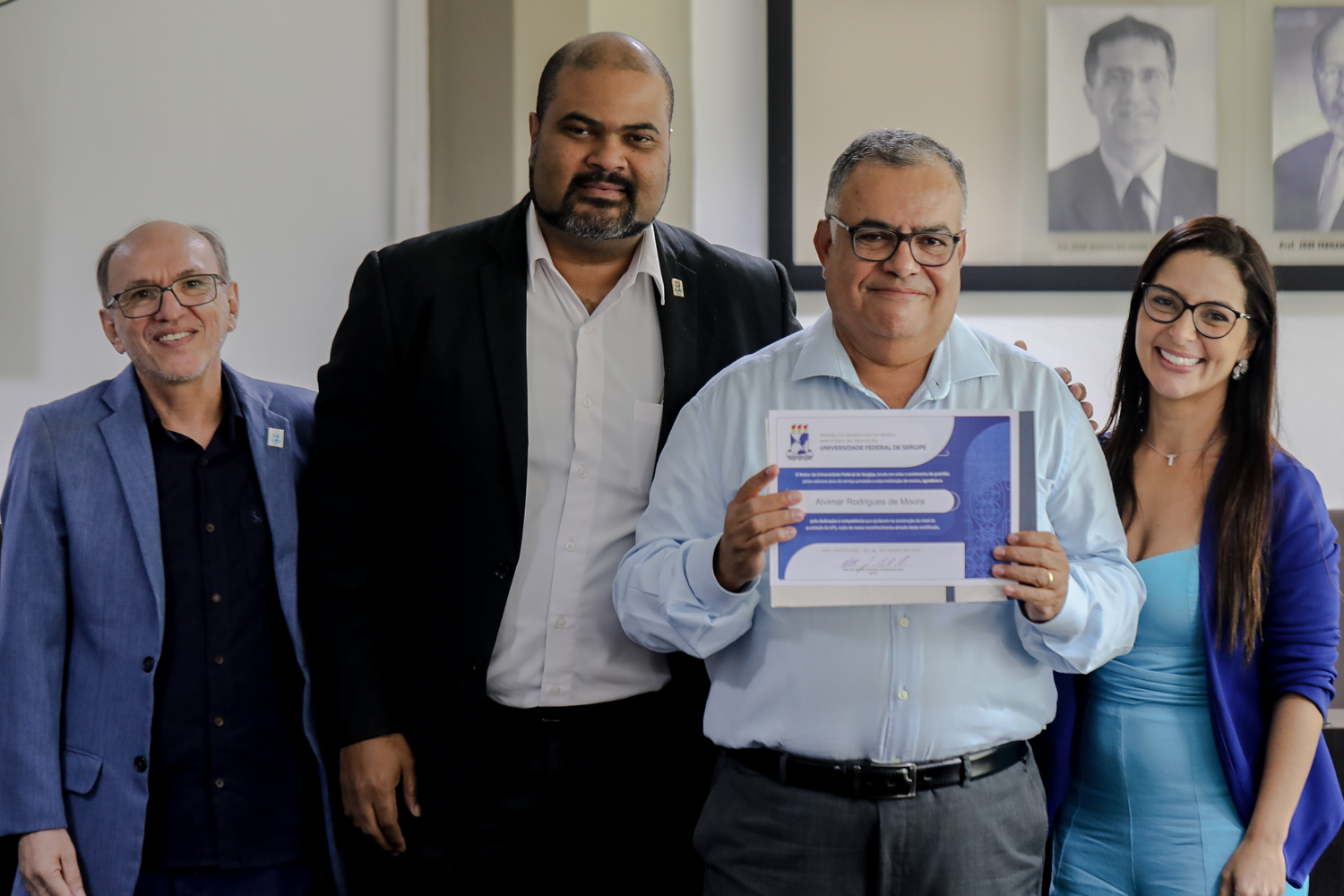 Alvimar Moura, técnico aposentado, atuou na Divisão de Assistência ao Servidor. (foto: Elisa Lemos/Ascom UFS)