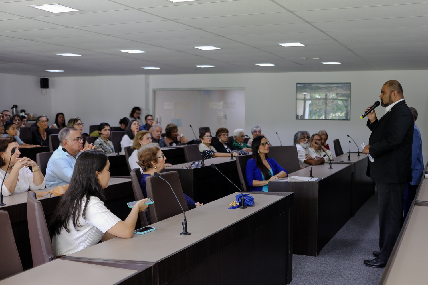 Evento aconteceu na Sala dos Conselhos Superiores. (foto: Elisa Lemos/Ascom UFS)