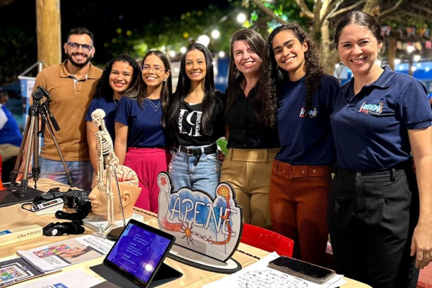 Equipe do Lapene, sob coordenação da professora Josimari de Santana. (foto: Arquivo pessoal)