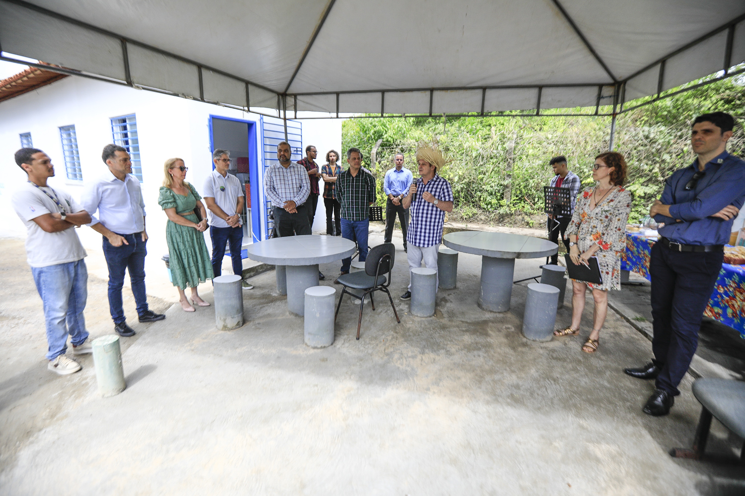 Cerimônia de inauguração aconteceu na manhã desta sexta-feira, 21. (foto: Adilson Andrade/Ascom UFS)