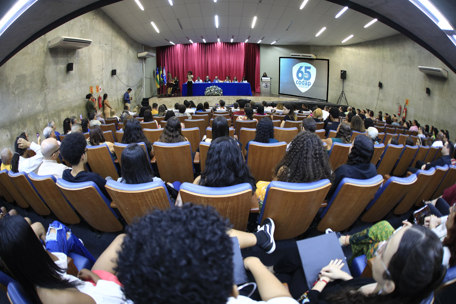 Cerimônia marcou os 65 anos de existência do Codap/UFS. (foto: Adilson Andrade/Ascom UFS)