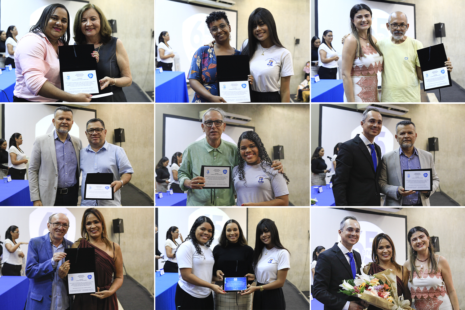Homenagens foram realizadas durante o evento. (foto: Adilson Andrade/Ascom UFS)