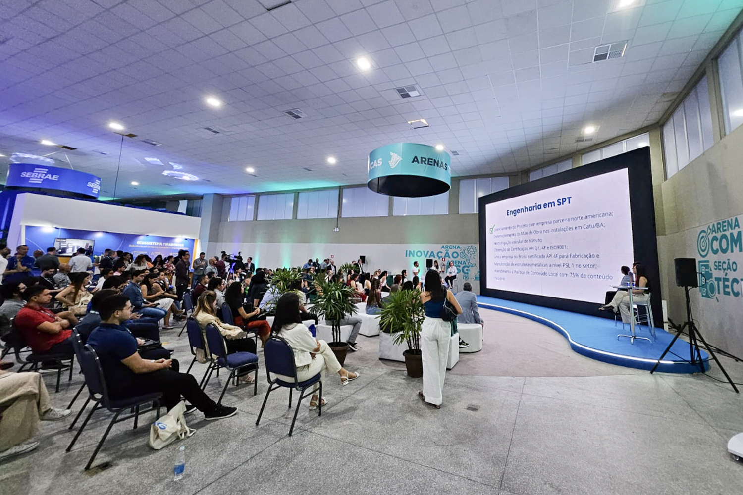 Ação aconteceu na arena comercial do Sergipe Oil&Gas. (foto: Arquivo pessoal)