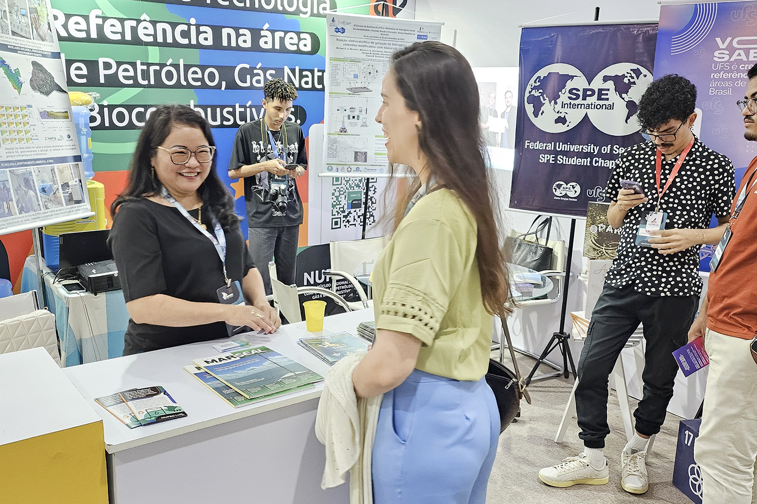 Nupeg apresentou laboratórios, livros publicados e atividades desenvolvidas. (foto: Arquivo pessoal)