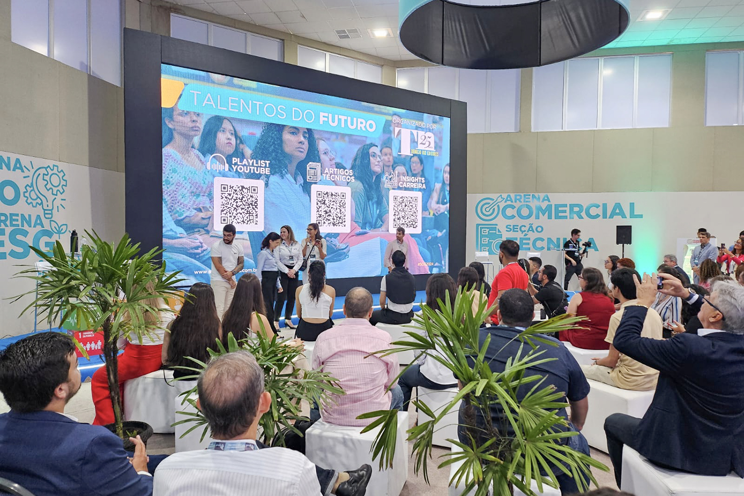 Atividade "Talentos do futuro" reuniu recém-graduados e estudantes em formação. (foto: Arquivo pessoal)