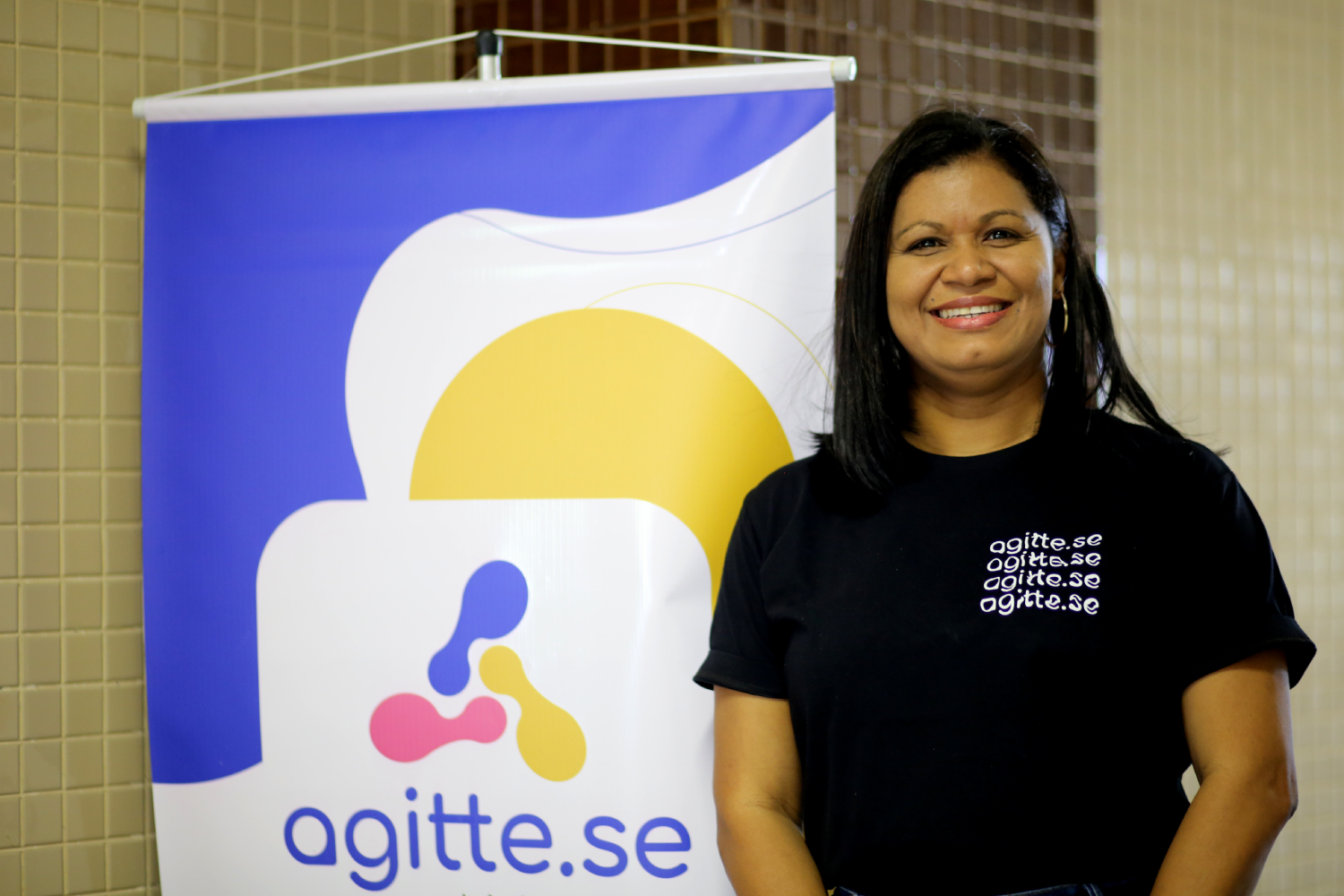Gestora do programa InoveEdu, Maria Costa, é uma da organizadoras do evento. (Foto: Schirlene Reis/Ascom UFS).