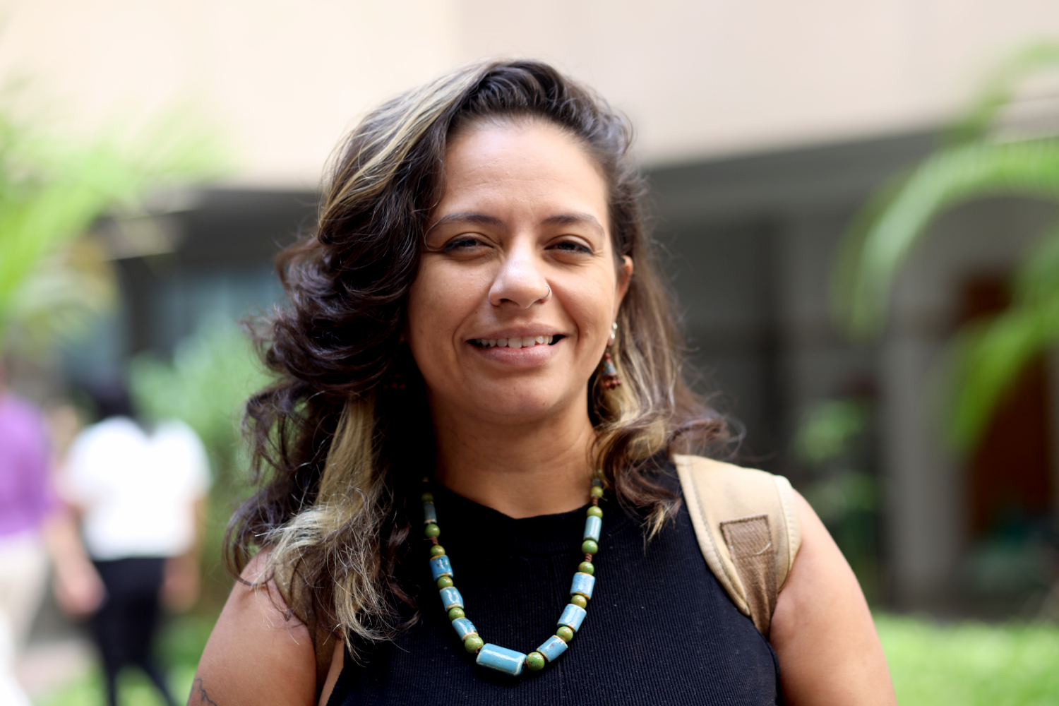 Hamanda Soares é doutoranda da Rede Prodema, da Universidade Federal do Piauí (UFPI). (Foto: Schirlene Reis/Ascom UFS)
