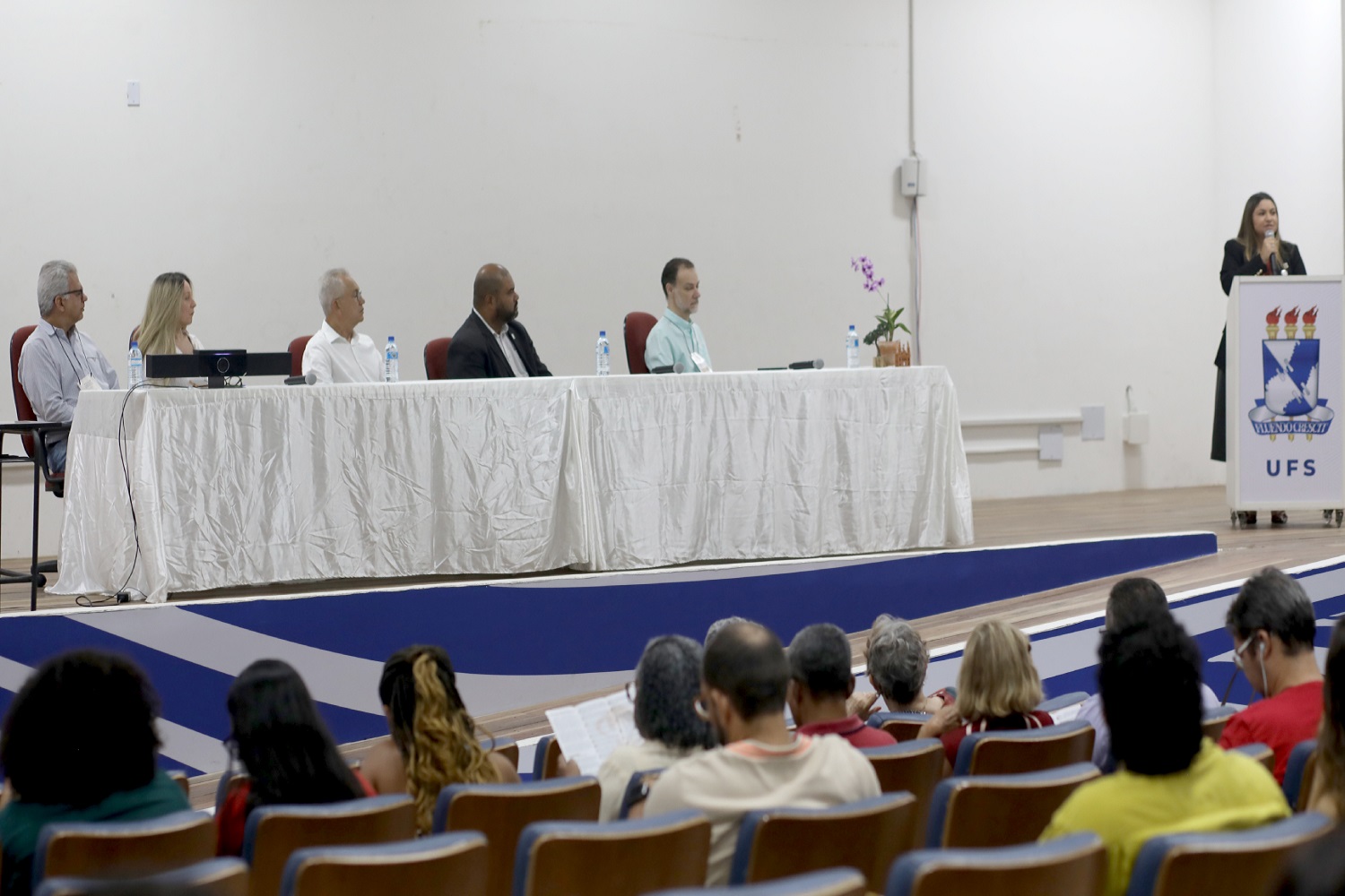 Evento aconteceu na Didática 7. (Foto: Schirlene Reis/Ascom UFS)