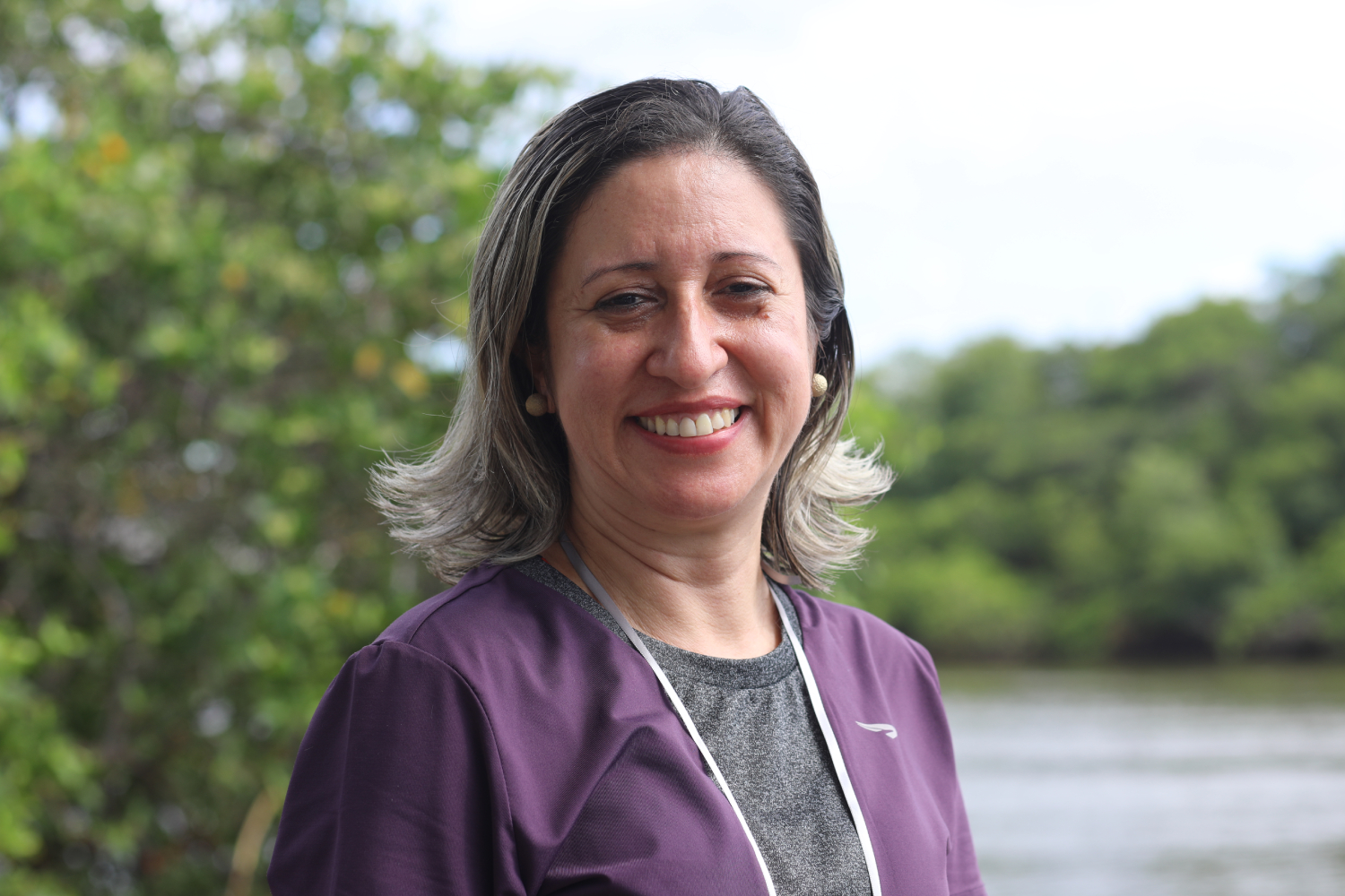 Silvia Gois é professora do Colégio Estadual Professor Joaquim Vieira Sobral. (Foto: Schirlene Reis/Ascom UFS)