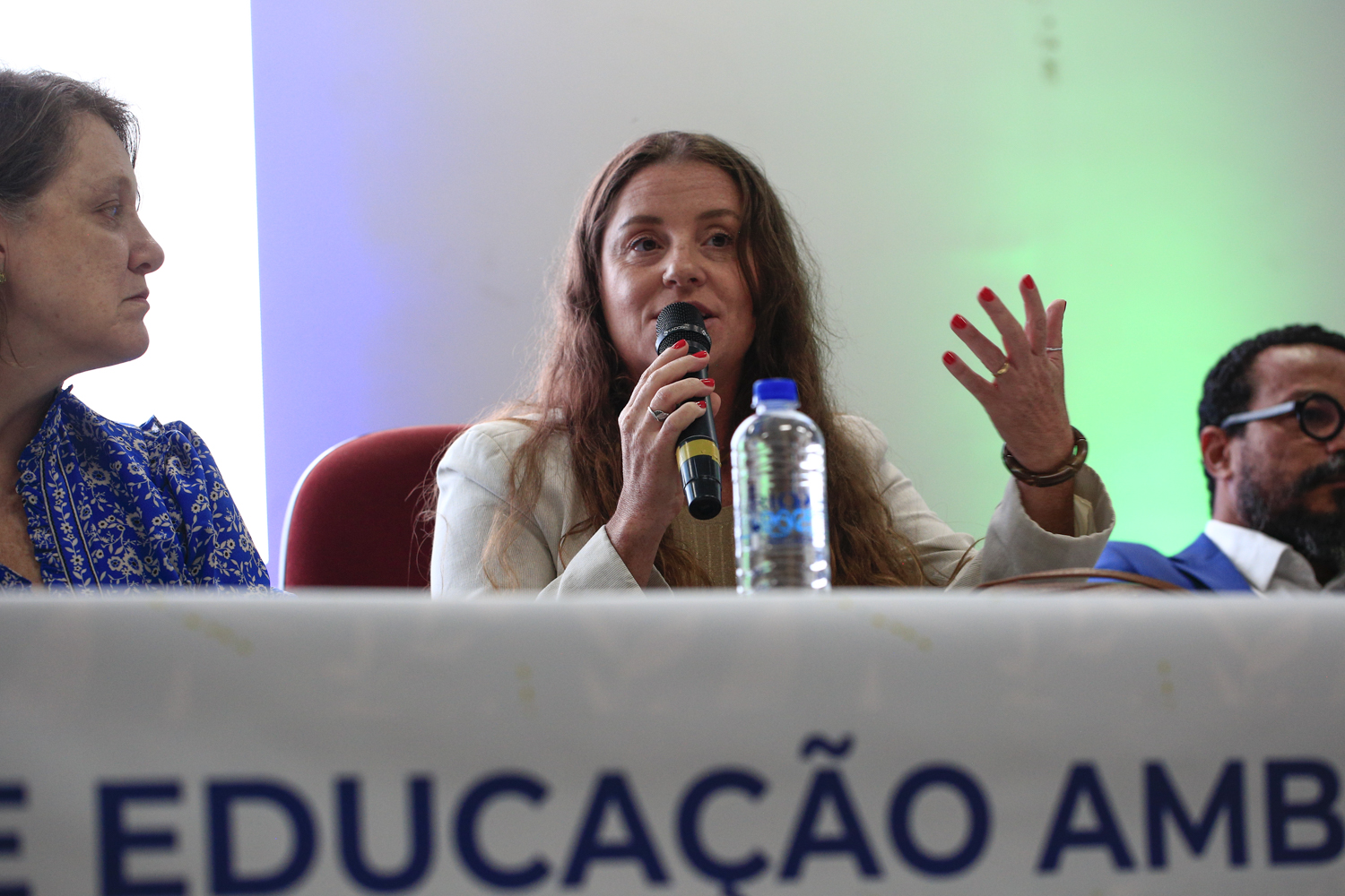 Isabelle Blengini é gerente de Educação Ambiental e Relações Sociais da Secretaria de Estado do Meio Ambiente, Sustentabilidade e Ações Climáticas. (Foto: Adilson Andrade/Ascom UFS)