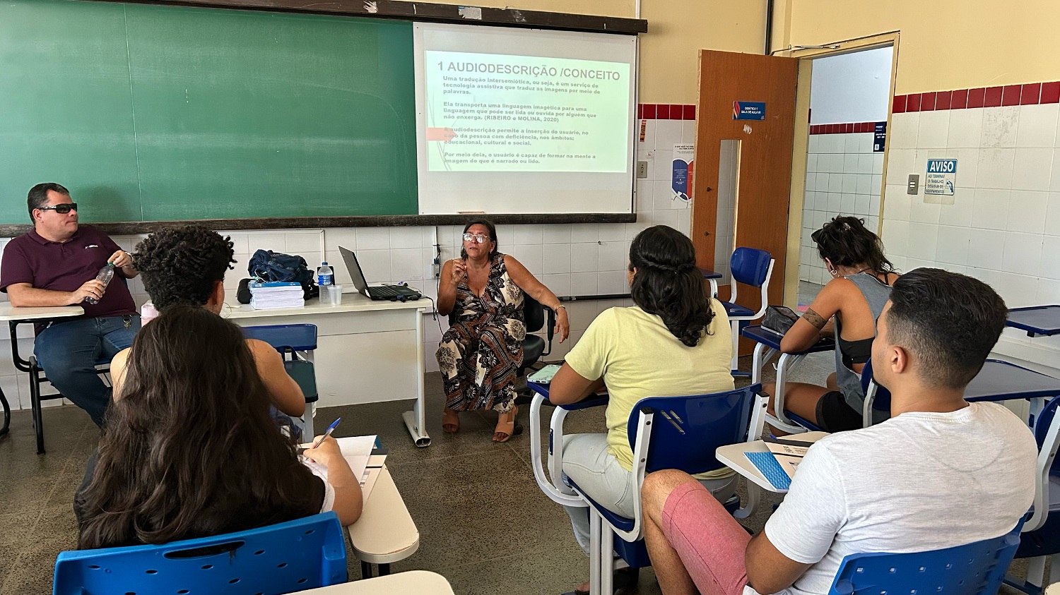 Evento aconteceu na Didática 1 do Campus São Cristóvão. (Foto: Jéssica Vieira/ ASCOM UFS)