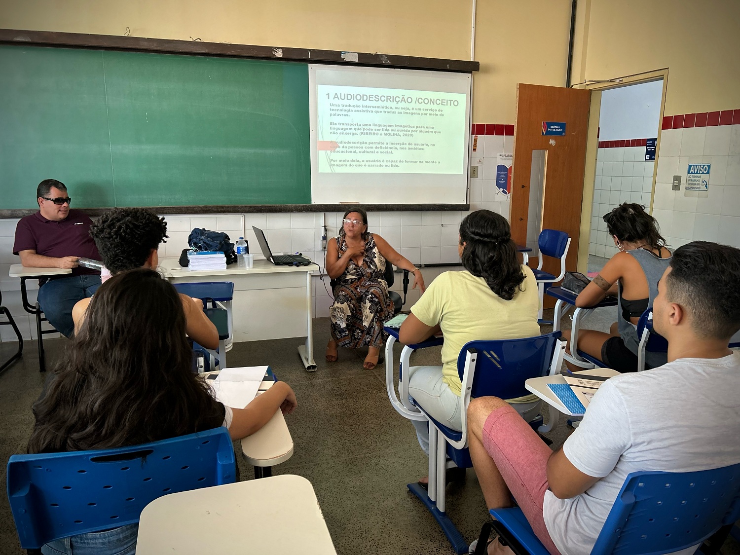 Atividades práticas foram realizadas em dinâmicas de grupo e individualmente. (Foto: Jéssica Vieira/ ASCOM UFS)