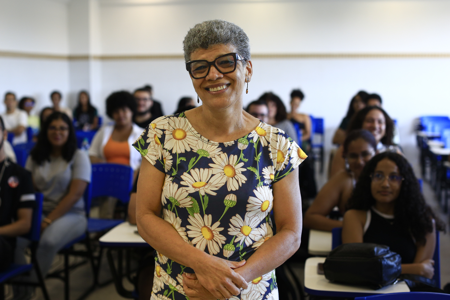 Ledjane Barreto é coordenadora do minicurso. (Foto: Adilson Andrade/Ascom UFS)