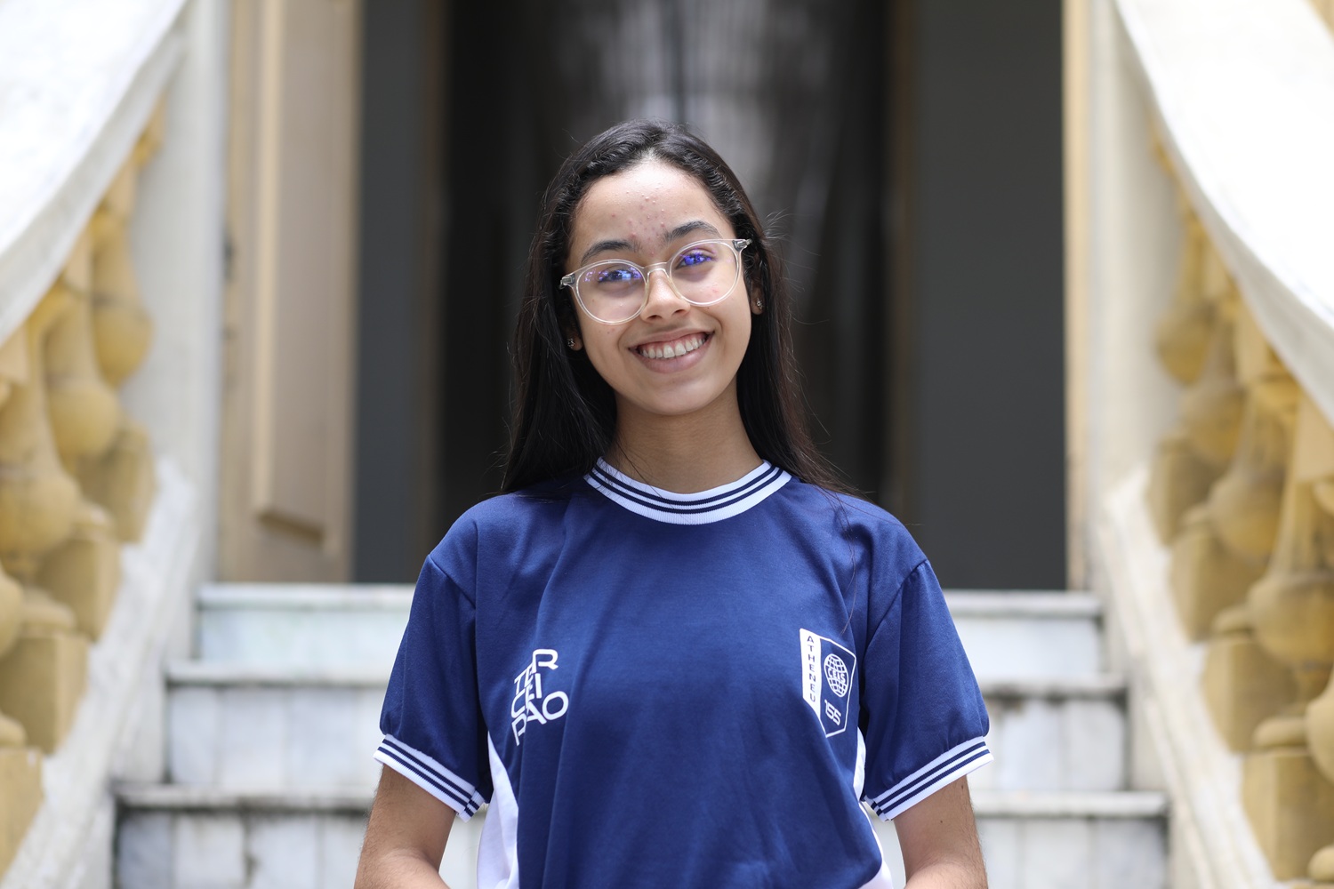 Eloá Paiva é estudante do Centro de Excelência Atheneu Sergipense. (Foto: Janaína Cavalcante/Ascom UFS)