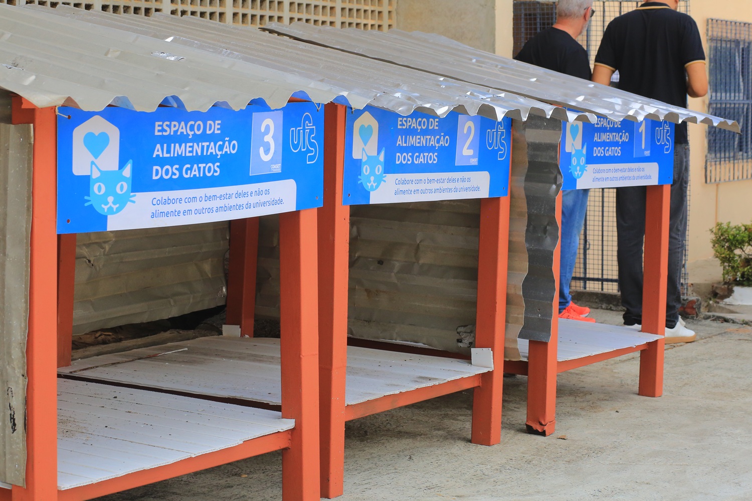 Campus São Cristóvão tem 28 abrigos de alimentação animal espalhados
