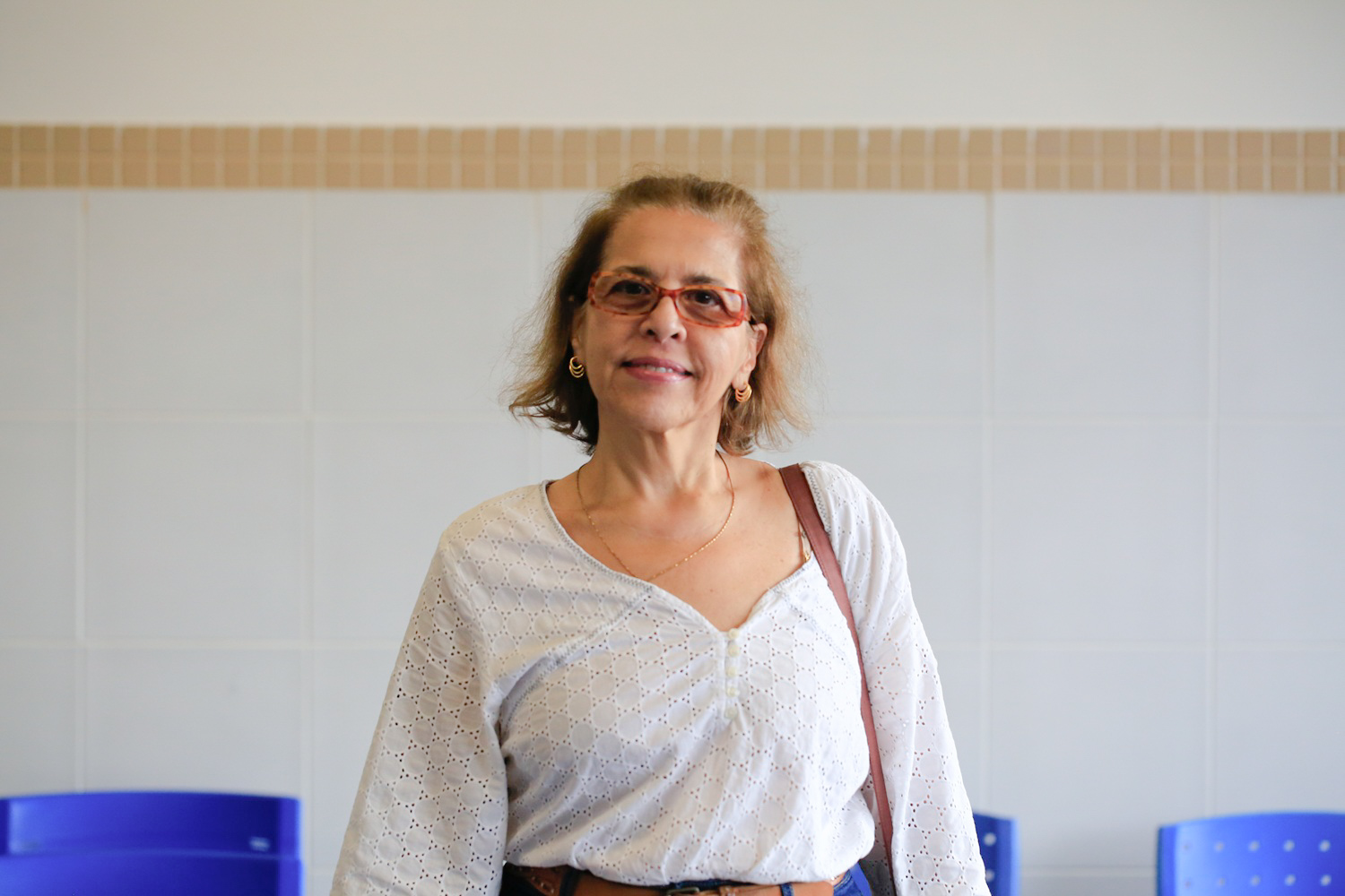 Fernanda Esperidião destaca qualidade do conteúdo apresentado em treinamento (Foto: Janaína Cavalcante/Ascom UFS)