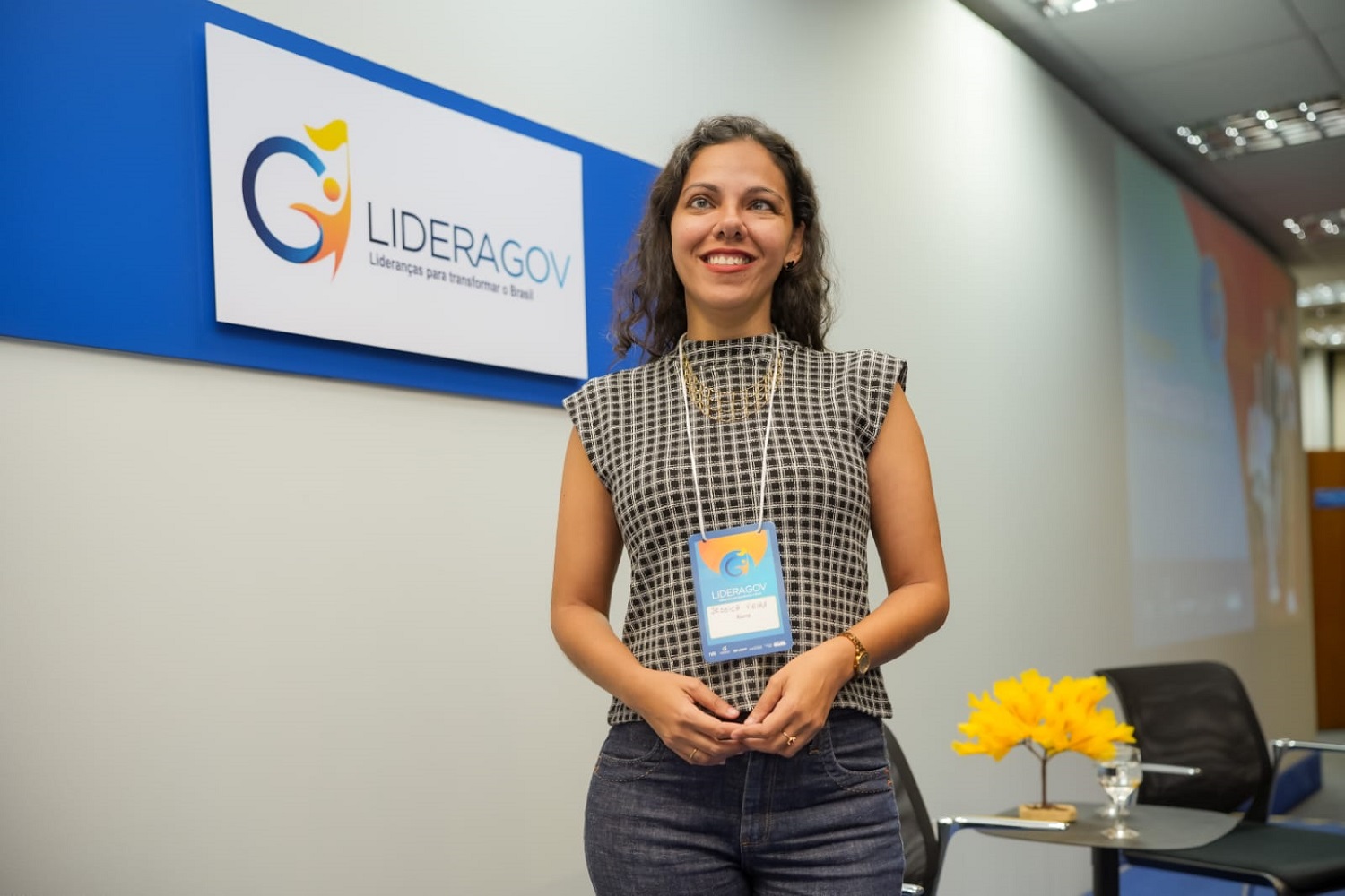 Jéssica Vieira é servidora da UFS e foi selecionada para a quinta edição do LideraGOV (Foto: Filipe Alcântara/LideraGOV)