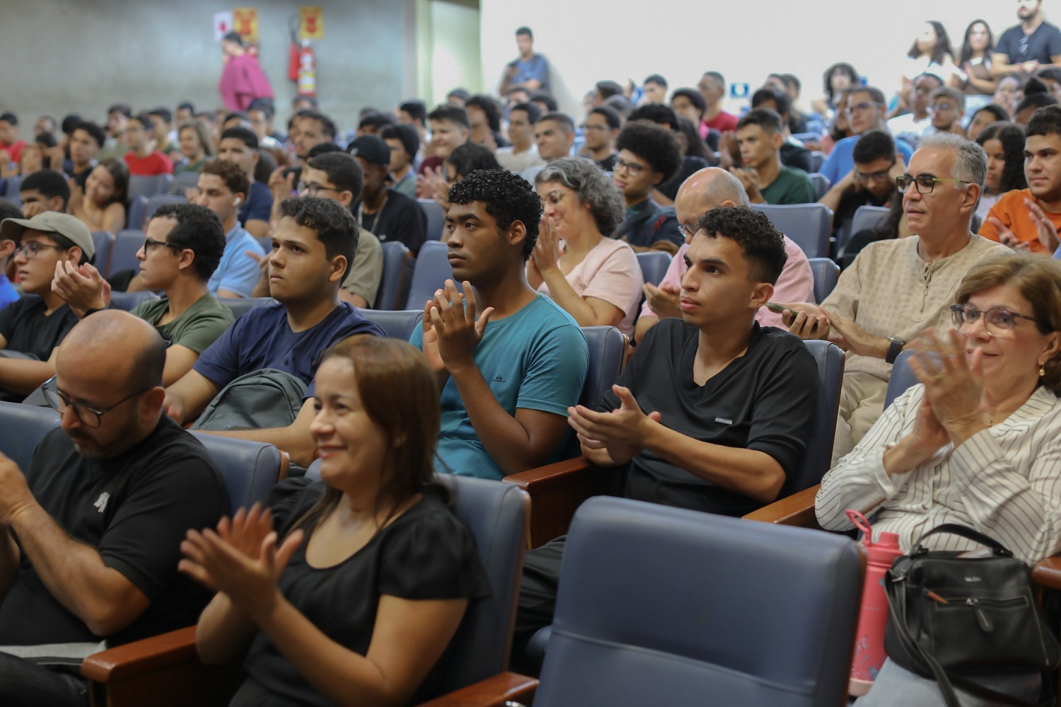 Aula Magna marca abertura de novo semestre letivo na UFS (Foto: Elisa Lemos/Ascom UFS)
