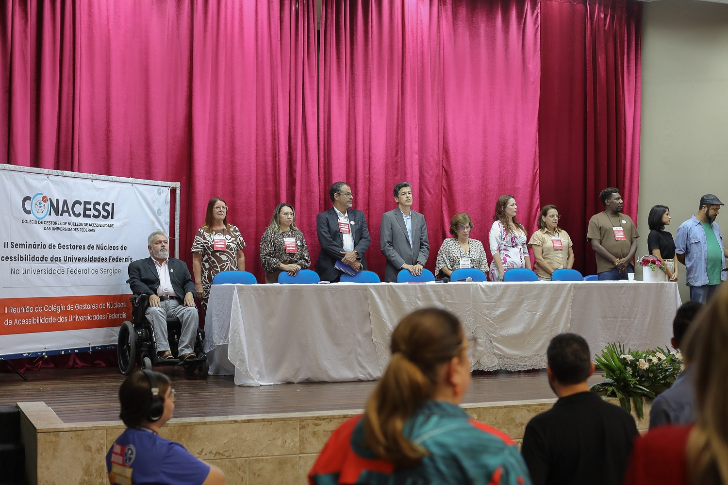 UFS sedia encontro nacional de gestores de núcleos de acessibilidade de universidades federais (Foto: Elisa Lemos/Ascom UFS)