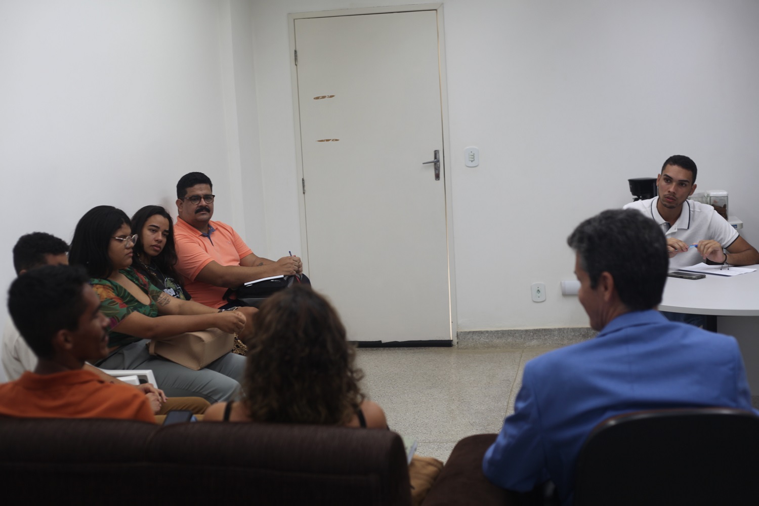 Reunião incluiu presidente do DCE, presidentes e vices dos Centros Acadêmicos do campus (Ana Laura Farias/Campus Lagarto)