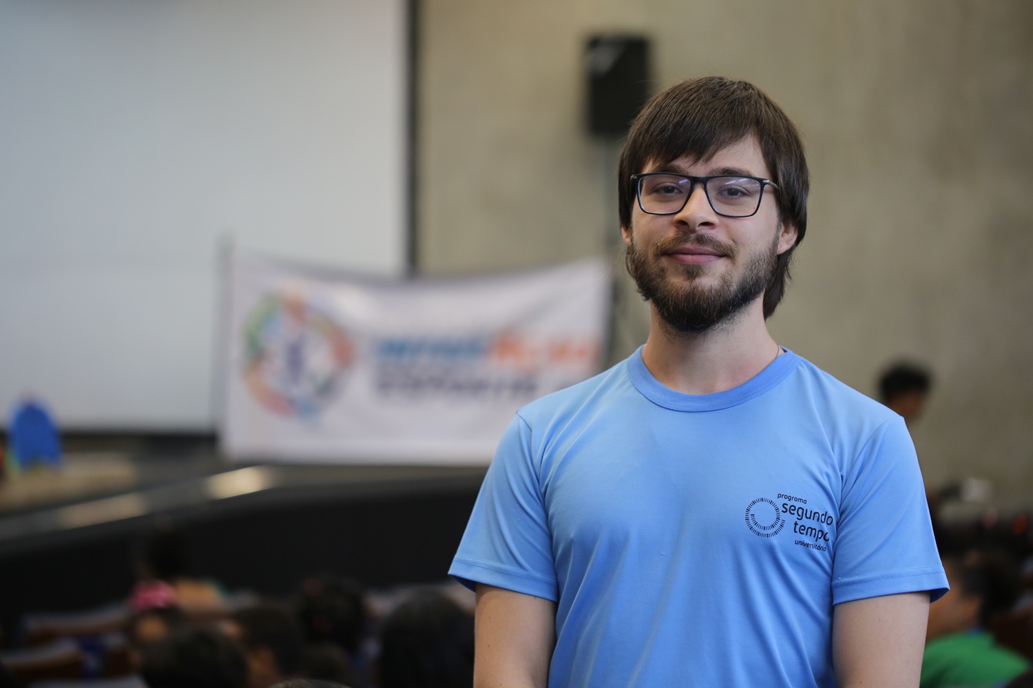Samuel Matos é aluno do curso de Educação Física da UFS (Foto: Janaína Cavalcante/Ascom UFS)